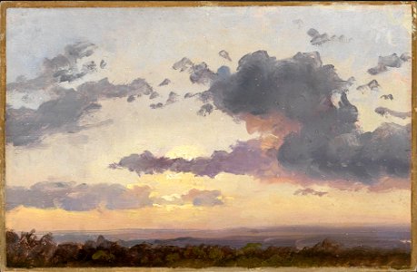 Johan Christian Clausen Dahl - Wolkenstudie - FK 57 - Staatliche Kunsthalle Karlsruhe