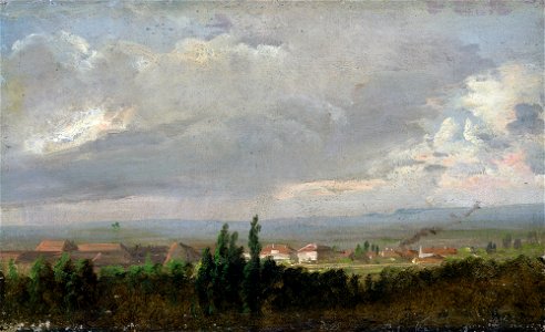 Johan Christian Claussen Dahl - Tordenvær i nærheten av Dresden