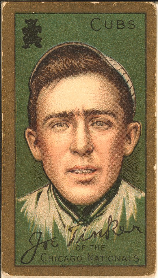 Joe Tinker, Chicago Cubs, baseball card portrait LCCN2008677359