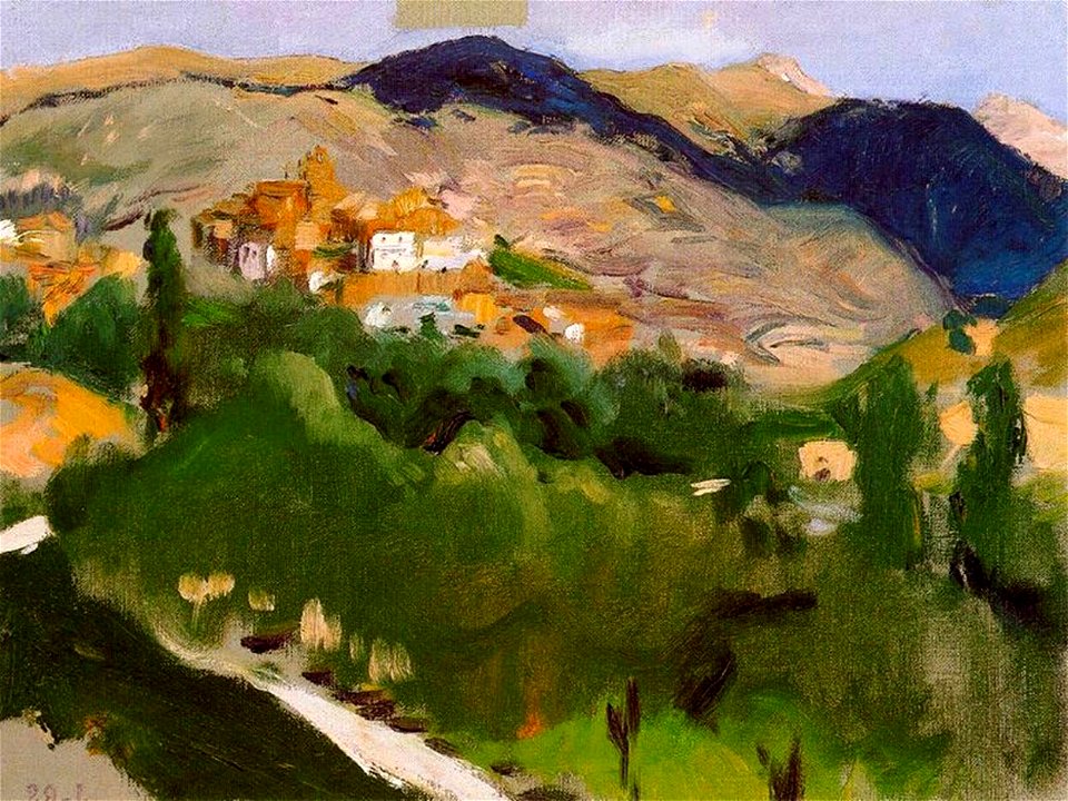 Joaquín Sorolla - Montañas de Jaca