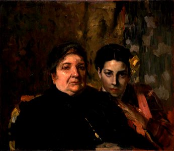 Joaquín Sorolla y Bastida - María and Her Grandmother - A27 - Hispanic Society of America