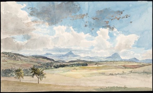 Johan Christian Dahl - From Teplitz - Fra Teplitz - KODE Art Museums and Composer Homes - BB.B.00246