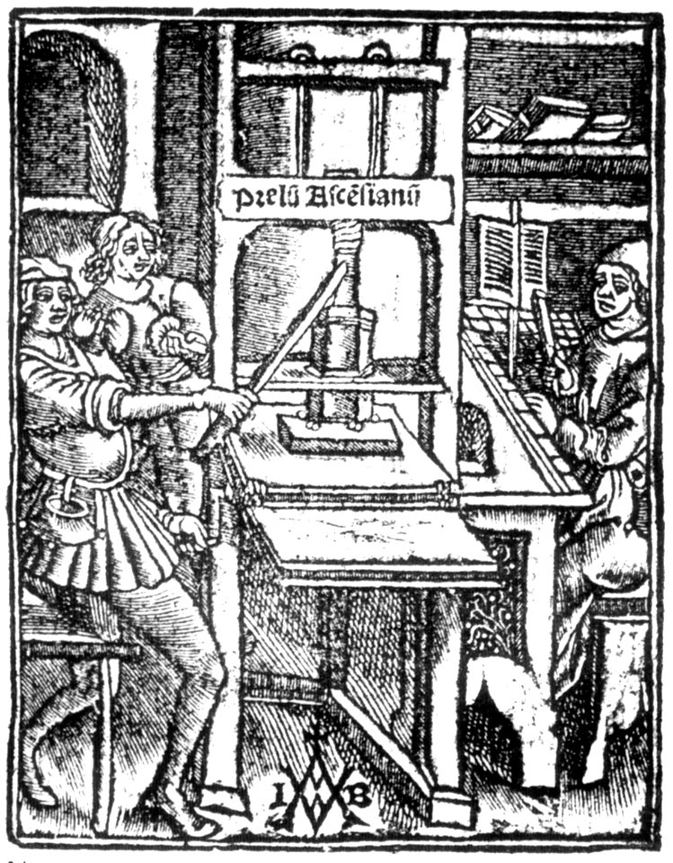 Jodocus Badius Ascensius Druckermarke Paris 1519 (Isny)