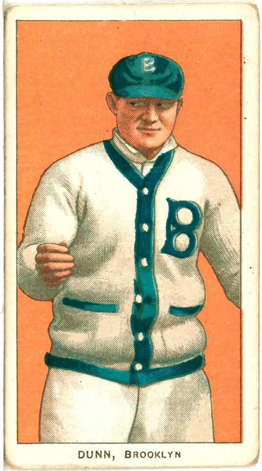 Joe Dunn, Brooklyn Superbas, baseball card portrait LCCN2008675243