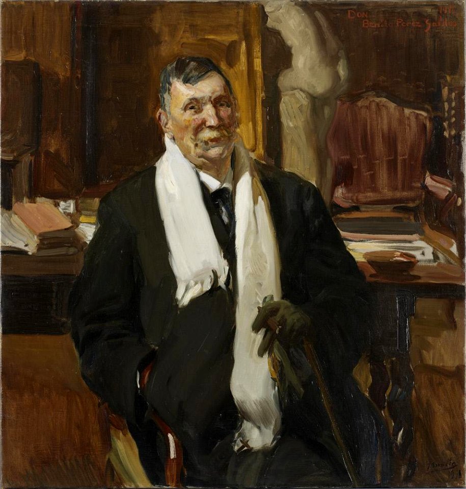 Joaquín Sorolla y Bastida - Benito Pérez Galdós - A47 - Hispanic Society of America