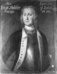 Johan Adolf Maclean, 1694-1761 (Johan David Swartz) - Nationalmuseum - 15023