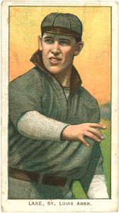 Joe Lake, St. Louis Browns, baseball card portrait LCCN2008676628