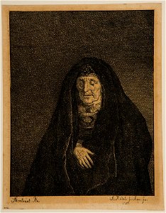 Johan Anton Riedel - Rembrandt's mother 20487493