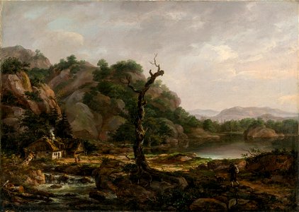 Johan Christian Dahl - Nordic Landscape with a dead Tree - Norsk landskap - KODE Art Museums and Composer Homes - BB.M.00150