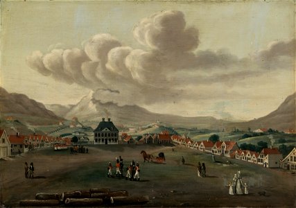 Johan Christian Dahl - View of Engen in Bergen - Fra Engen - KODE Art Museums and Composer Homes - BB.M.00151