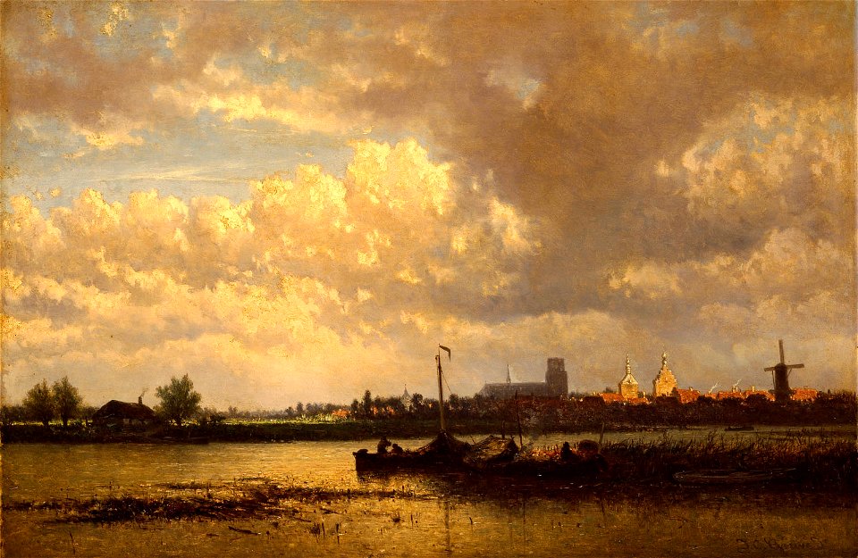 Johan Conrad Greive - Gezicht op Culemborg - SA 250 - Amsterdam Museum
