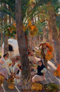 Joaquín Sorolla y Bastida - Vision of Spain (formerly, The Provinces of Spain), Elche - A1806 - Hispanic Society of America