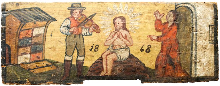 Job na gnoju (panjska končnica, 1868)