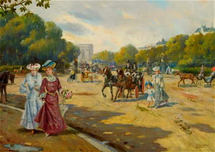 Joaquín Pallarés Allustante Porte Dauphine Bois de Boulogne 1872