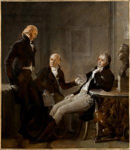 Johan Fredrik Aminoff, Johan Albrekt Ehrenström and Gustaf Mauritz Armfelt (René Théodore Berthon) - Nationalmuseum - 40074