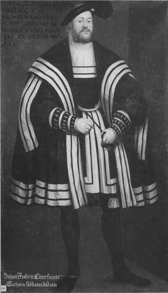Johan Fredrik I, 1503-1554, kurfurste av Sachsen (David Frumerie) - Nationalmuseum - 15260