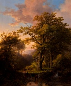 Johan Klombeck - Boslandschap
