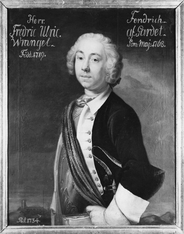 Johan Henrik Scheffel - Fredrik Ulrik Wrangel af Sauss, 1719-93 - NMGrh 373 - Nationalmuseum