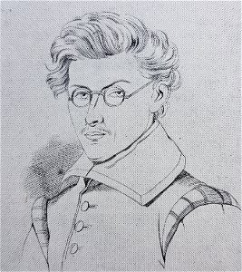 Johan Holmbergsson självporträtt