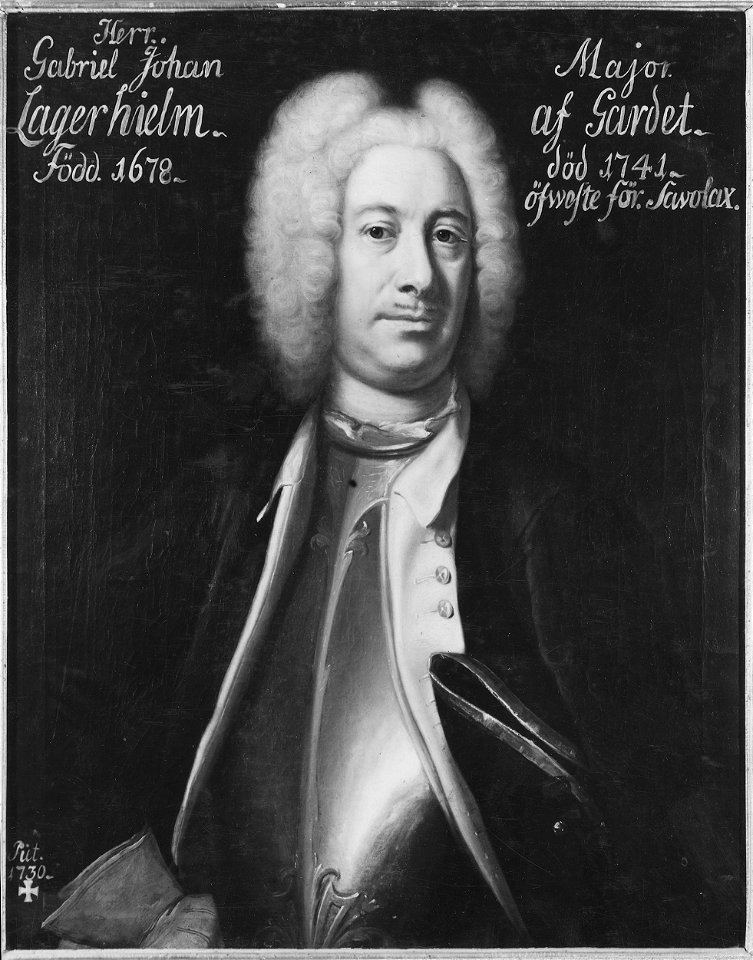 Johan Gabriel Lagerhjelm, 1677-1741 (Johan Henrik Scheffel) - Nationalmuseum - 15010