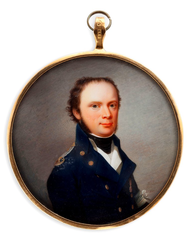 Johan Erik Bolinder - Kapteeni Fredrik Fransiskus Wallenstråhle - S 371 - Finnish National Gallery