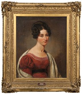 Johan Gustaf Sandberg - Margaret Seton (1805-1870), född i Skottland, verksam i Sverige, g.m. friherre överste Carl Gustaf A - NMGrh 5081 - Nationalmuseum