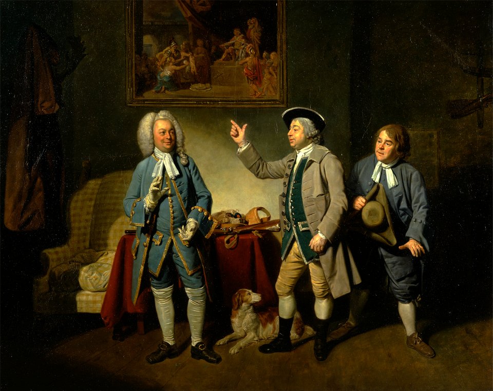 Johan Joseph Zoffany - Edward Shuter, John Beard, and John Dunstall in Isaac Bickerton's Love in a Village - Google Art Project