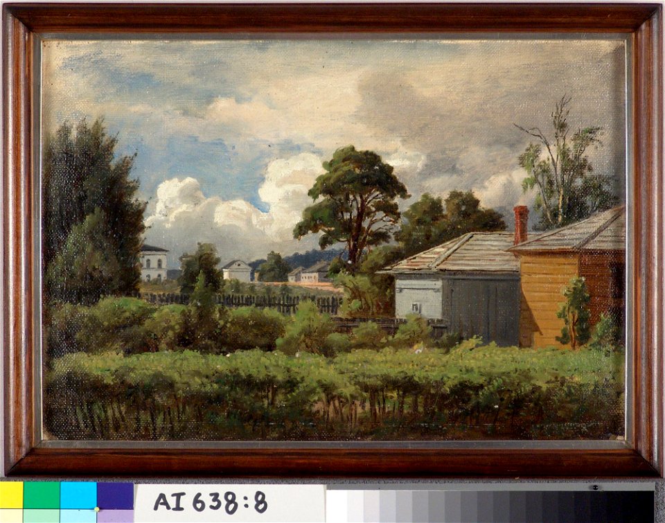 Johan Knutson - Porvoon laitamilta - A I 638-8 - Finnish National Gallery