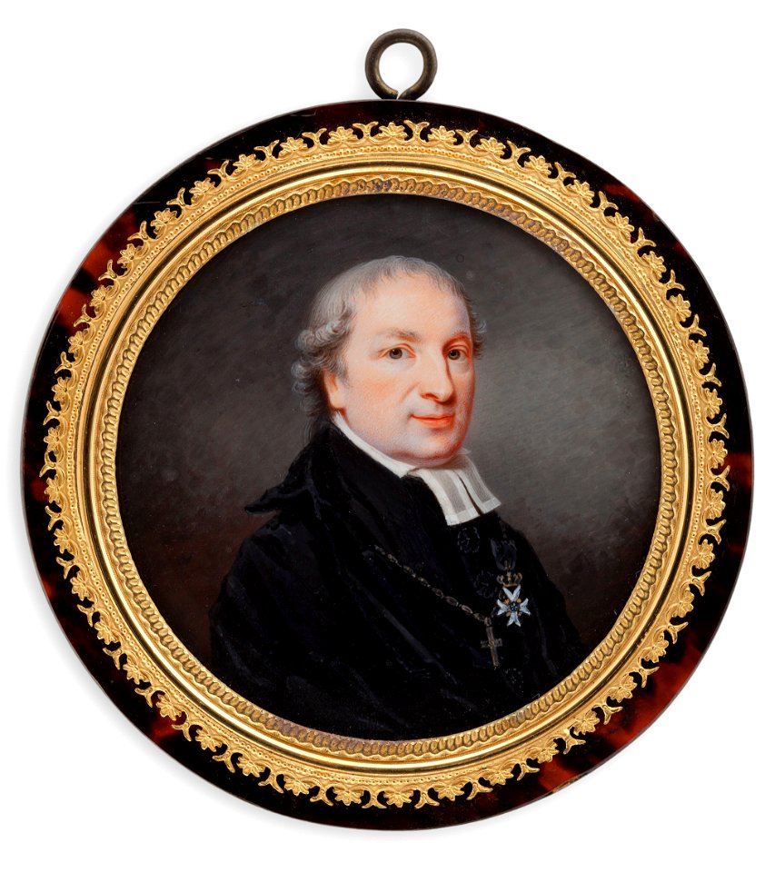 Johan Erik Bolinder - Bishop Olof Bjurbäck - S 143 - Finnish National Gallery