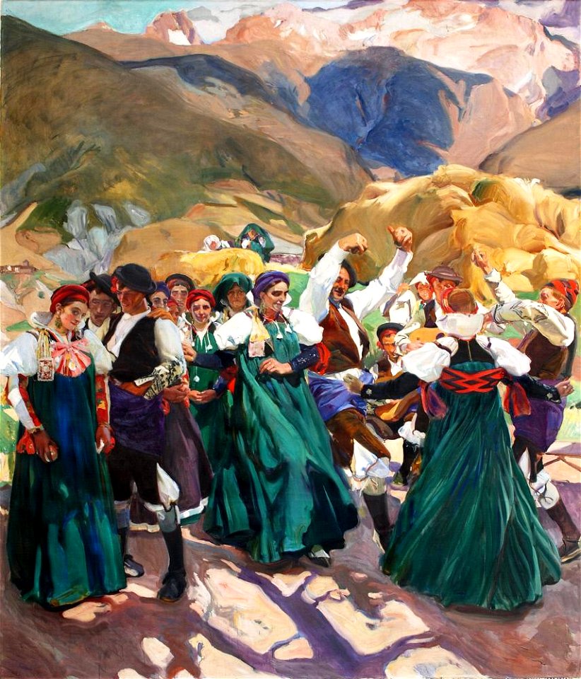 Joaquín Sorolla y Bastida - Vision of Spain (formerly, The Provinces of Spain), Aragón - A1803 - Hispanic Society of America