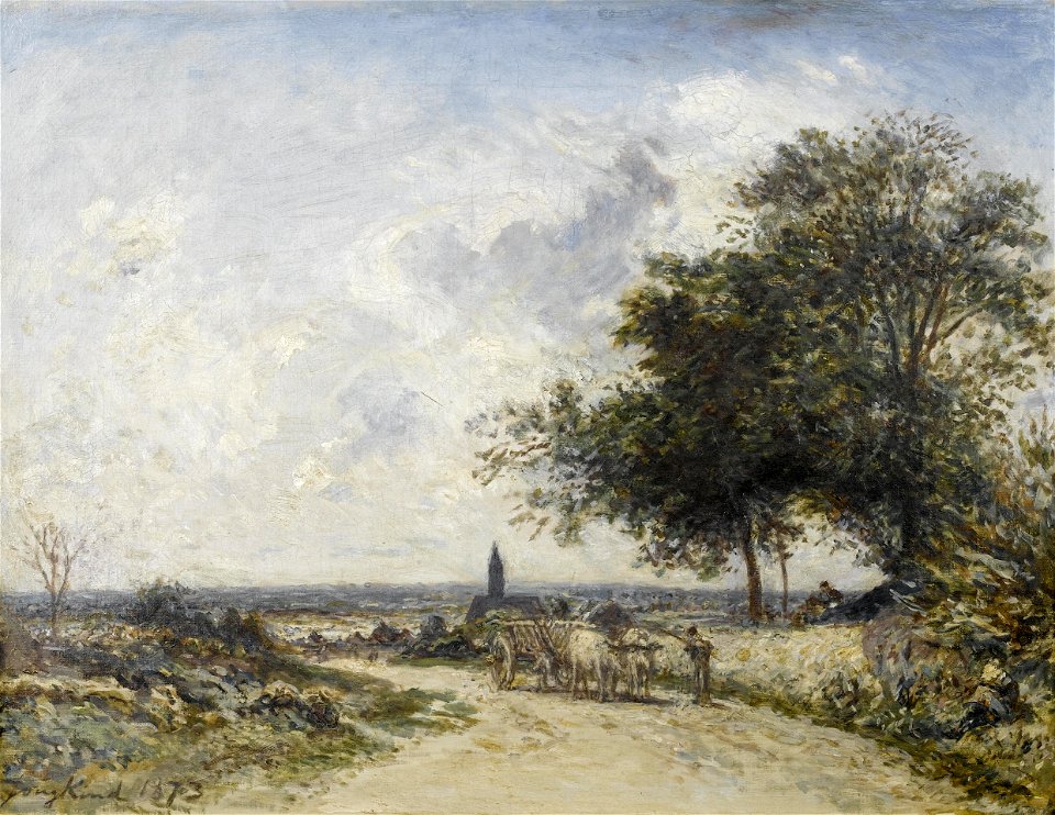 Johan Barthold Jongkind - Een pastoraal landschap