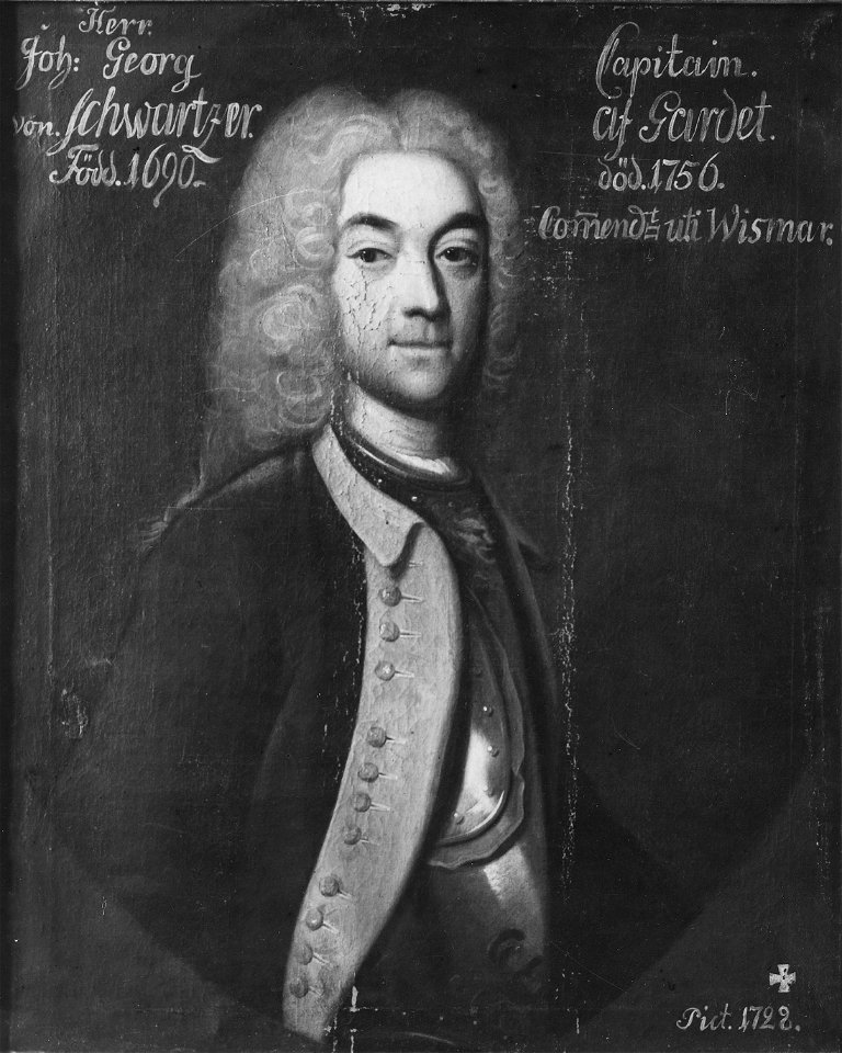 Johan Georg von Schwartzer, 1688-1741 (Georg Engelhard Schröder) - Nationalmuseum - 15018