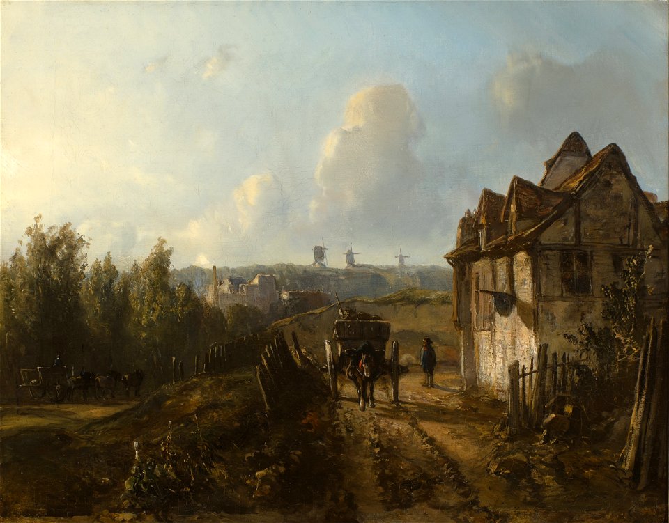 Johan Barthold Jongkind - View on Monmartre - Google Art Project