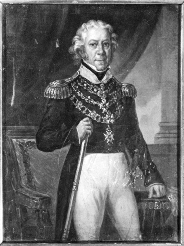 Johan Gustaf Sandberg naar Fredrik Westin - Portret van Jacob Gustaf de la Gardie (1768-1842) - NMGrh 2496 - Nationalmuseum