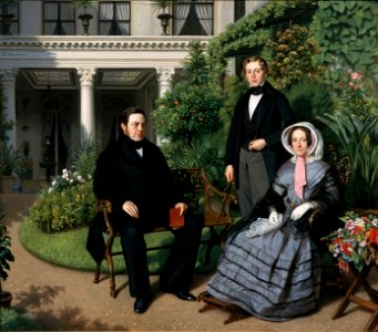 Johan Heinrich Neuman - Portrait of the Metelerkamp family - Google Art Project