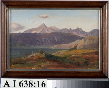 Johan Knutson - Alpine Landscape from Bavaria - A I 638-16 - Finnish National Gallery