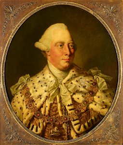 Johan Joseph Zoffany (Frankfurt 1733-London 1810) - George III (1738-1820) - RCIN 402939 - Royal Collection. Free illustration for personal and commercial use.