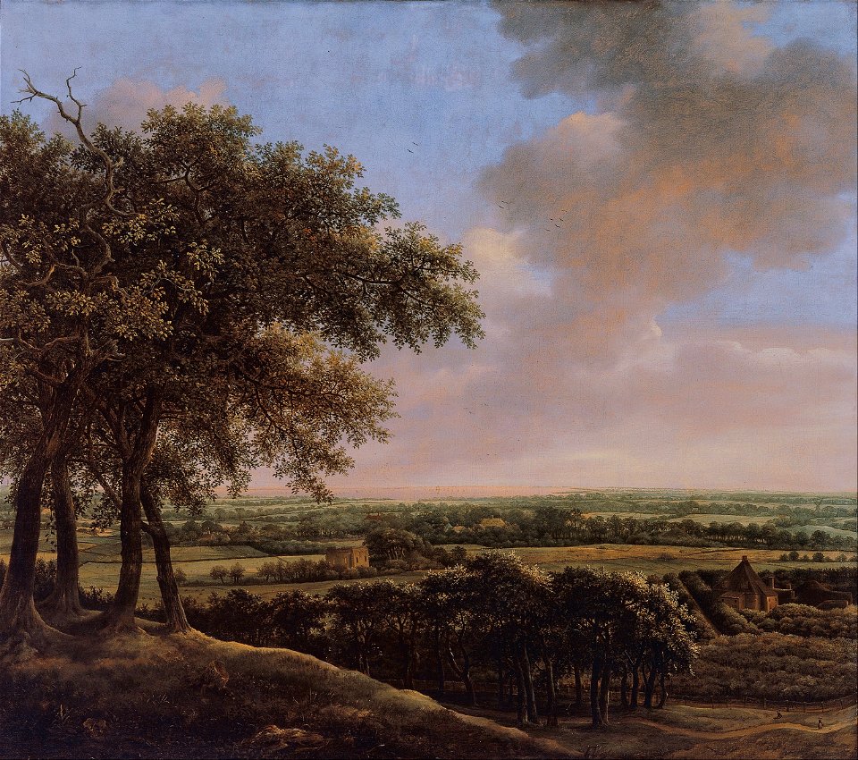 Johan de Lagoor - Landscape with Four Trees - Google Art Project