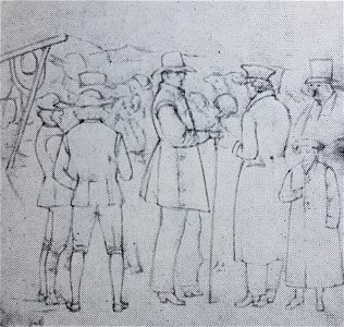 Johan Holmbergsson självporträtt i Lund