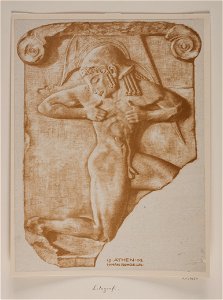 Johan Rohde - Våbenløberen. Græsk relief - kks9037