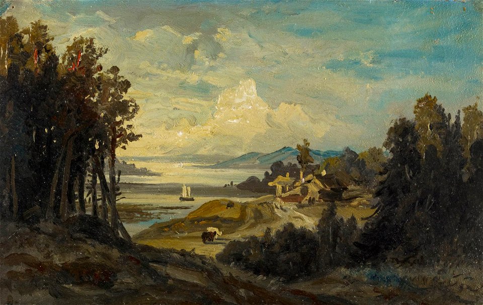 Johan Knutson - Rantamaisema - A I 638-2 - Finnish National Gallery
