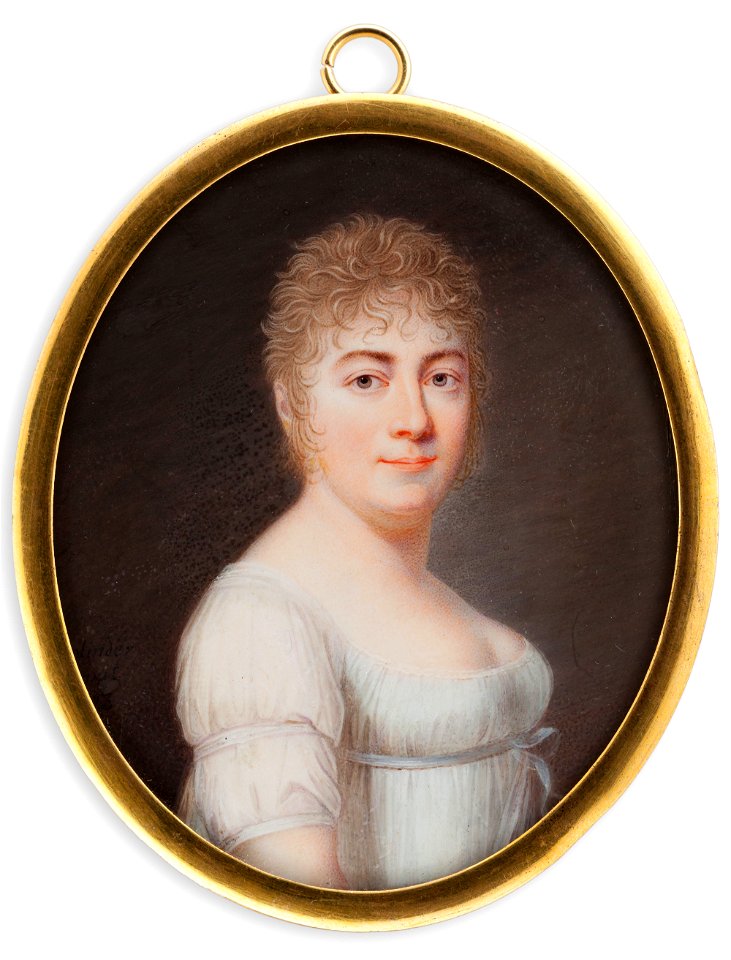 Johan Erik Bolinder - Portrait of a young lady - S 345 - Finnish National Gallery