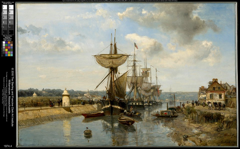 Johan Barthold Jongkind - Frigates - 1974.4 - Clark Art Institute