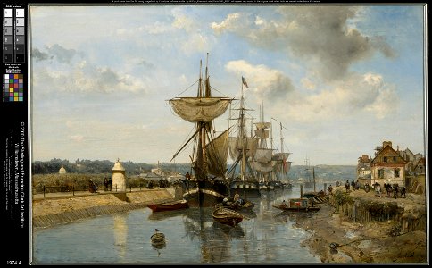 Johan Barthold Jongkind - Frigates - 1974.4 - Clark Art Institute