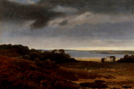 Johan Thomas Lundbye - Näköala Arredsøsta Frederiksværkiin - A IV 2854 - Finnish National Gallery