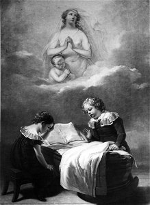 Johan Gustaf Sandberg - Children Grieving over an Empty Cradle - NM 2663 - Nationalmuseum