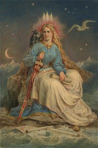 Johann Baptiste Zwecker Lady of the Mountain Iceland