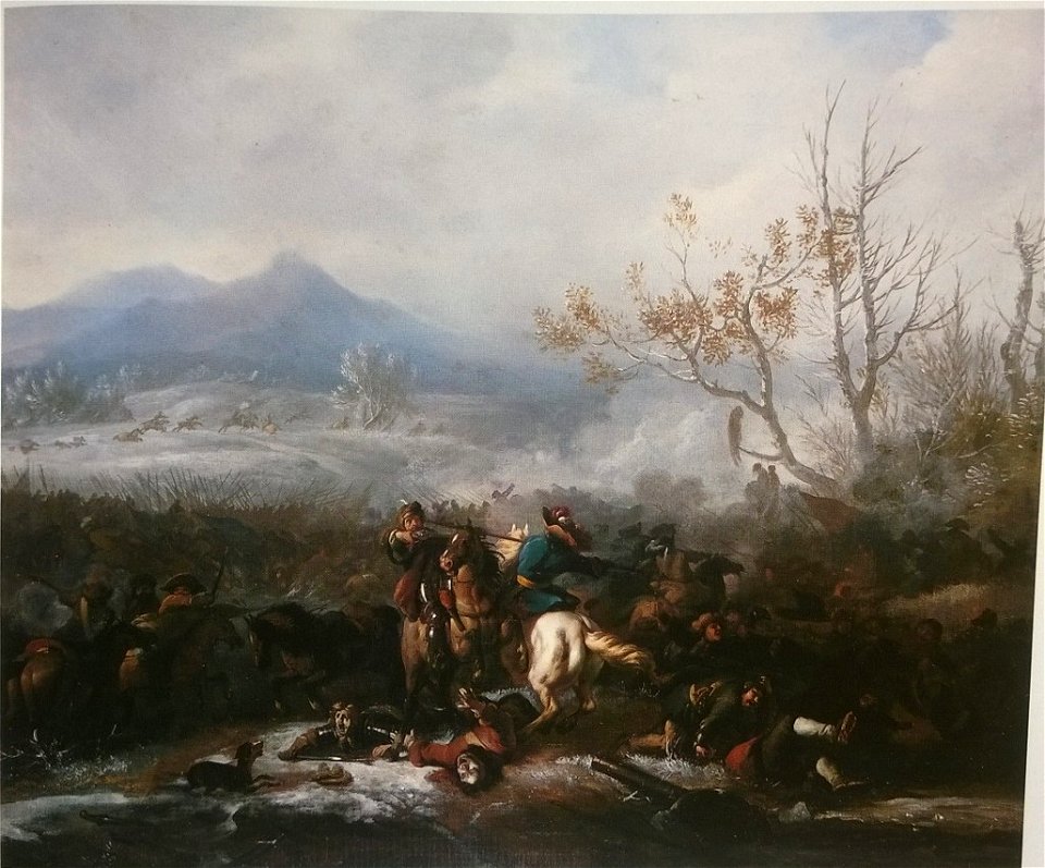 Johan van Huchtenburgh - Battle in Winter