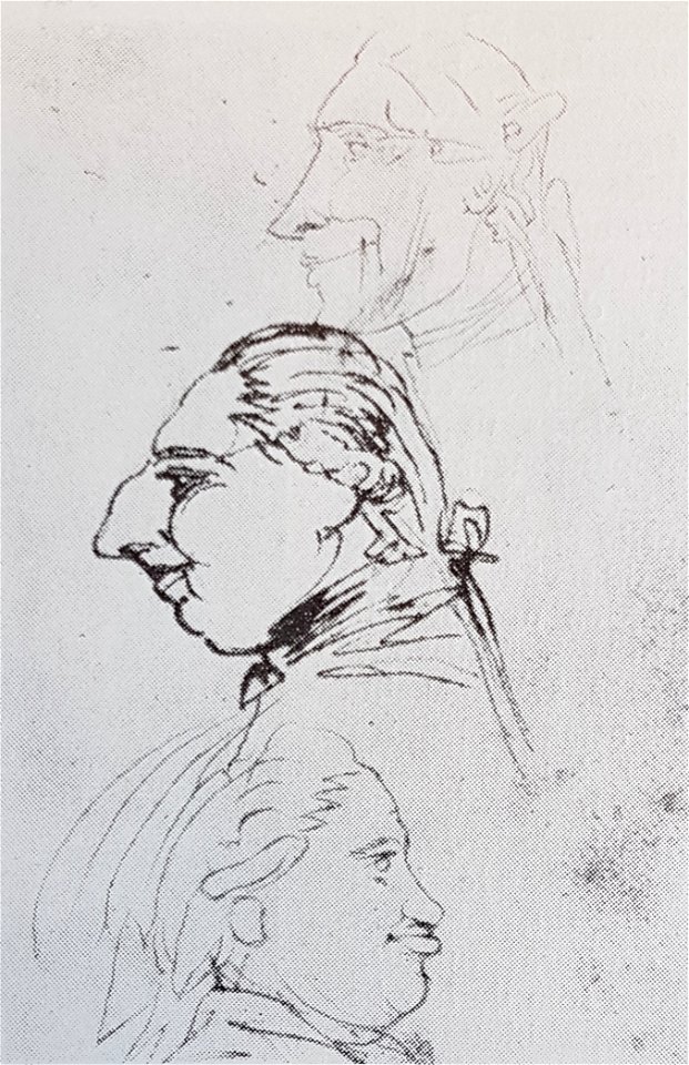 Johan Tobias Sergel självporträtt i Rom