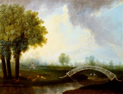 Johan Jacob Schalch (1723-89) - The Gardens at Kew - RCIN 403514 - Royal Collection
